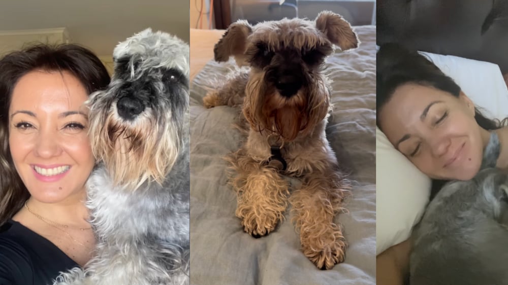 Priscilla Vargas y su perro Romeo | Fuente: Instagram