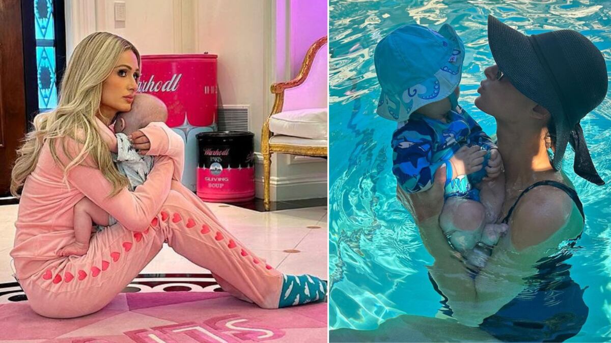 Paris Hilton celebra la llegada de su hija ‘London’ con una increíble decoración navideña, pero fans volvieron a hablar de su bebé.