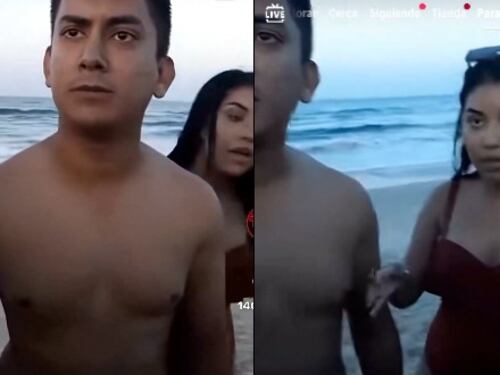 La atrapó en la playa: novio descubre infidelidad con su propio primo