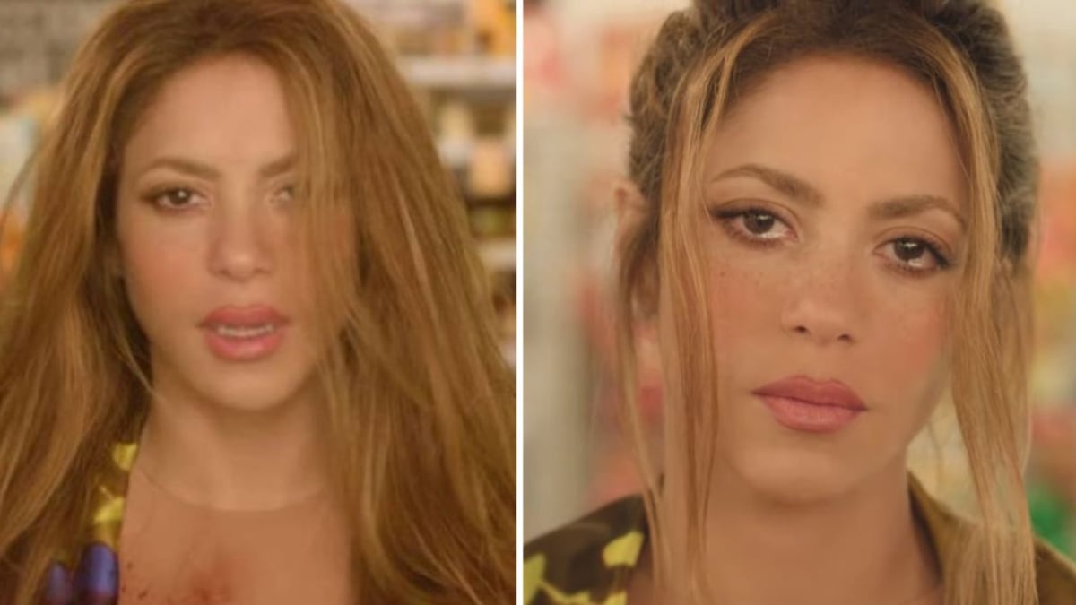Shakira llorando
