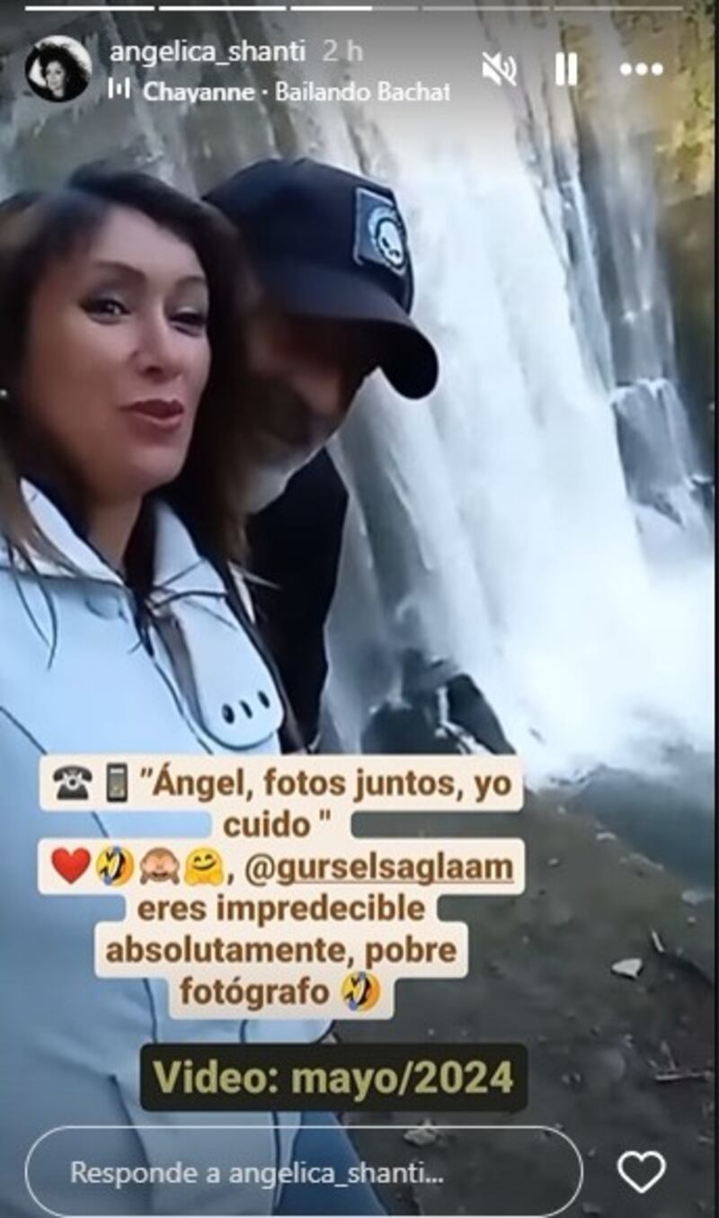 Angélica Sepúlveda sorprendió al anunciar que posará acompañada en plataforma para adultos. Captura de Instagram