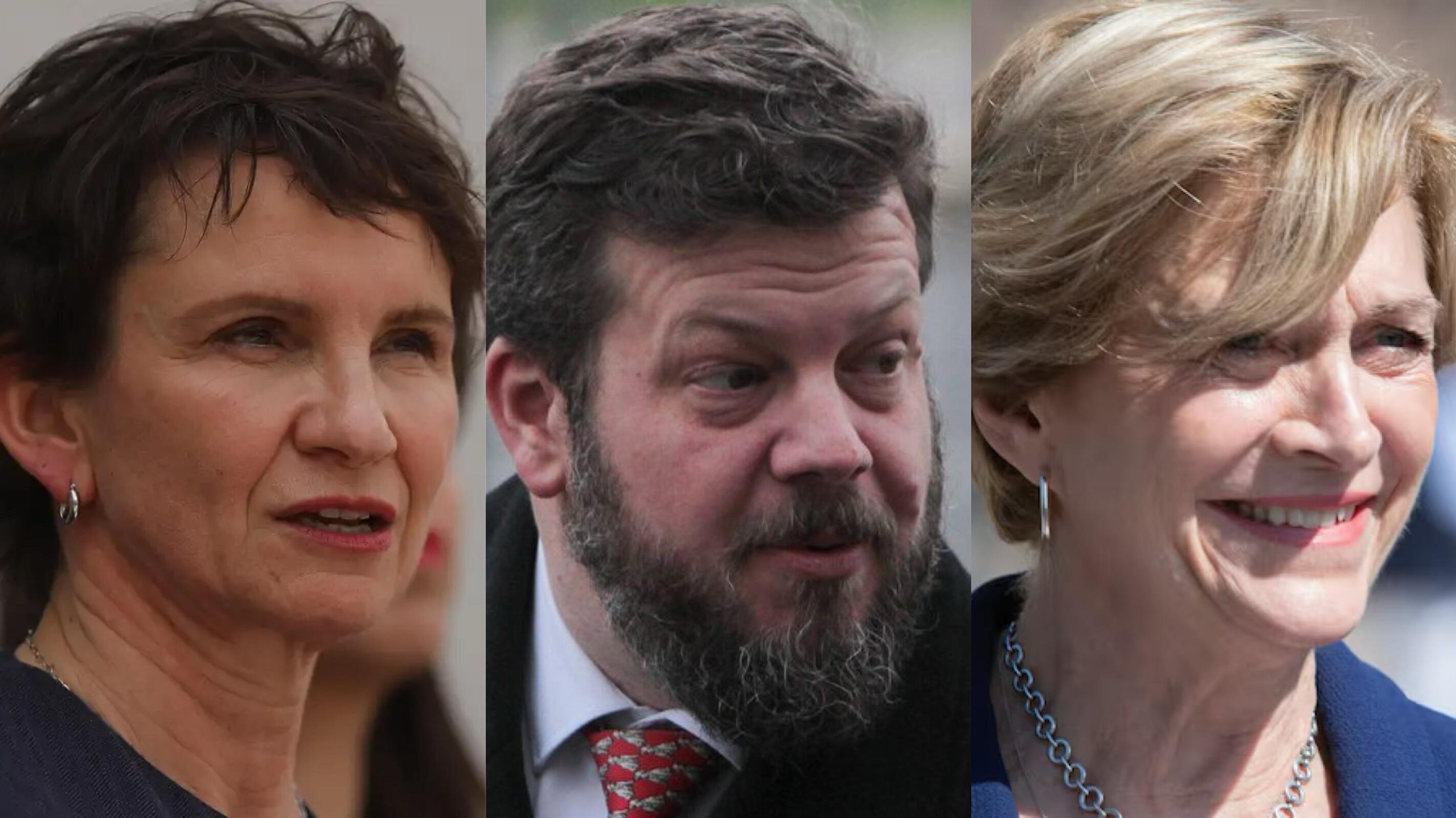 Carolina Tohá, Johannes Kaiser y Evelyn Matthei