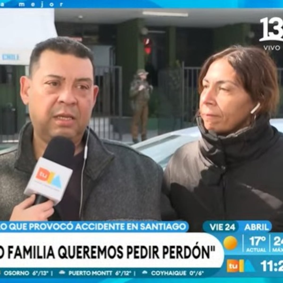 Padre de carabinero ebrio asegura que su hijo responderá por error Padre de carabinero ebrio asegura que su hijo responderá por error
