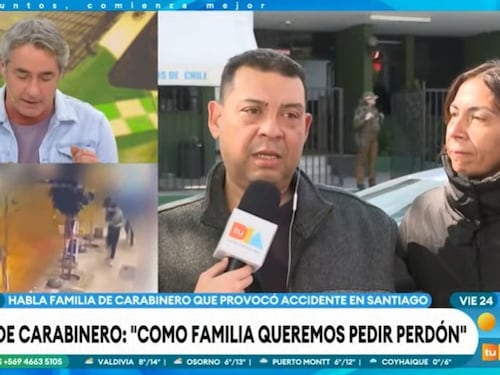 “Le hubiera dado un par de palos”: padre de carabinero que chocó ebrio aseguró que su hijo “responderá por su error”