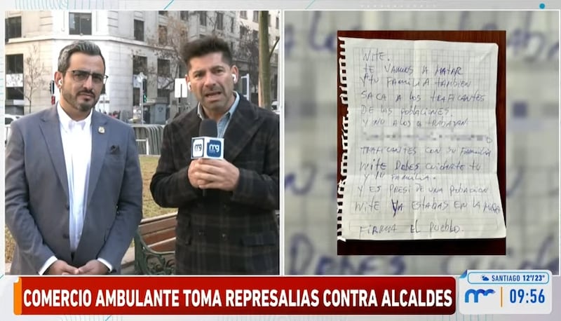 El jefe municipal de San Bernardo fue amenazado de muerte por desconocidos de la comuna.