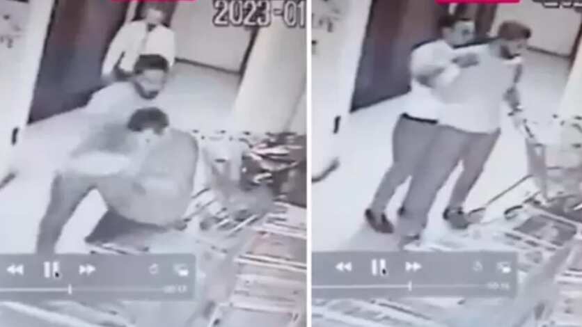 Video Johnny Herrera golpeando a un sujeto