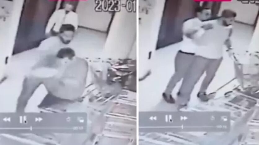 Video Johnny Herrera golpeando a un sujeto