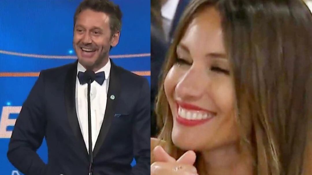 Benjamín Vicuña y Pampita en los Premios Martín Fierro 2023