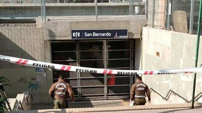 El muerto recibió las heridas fatales en la estación.