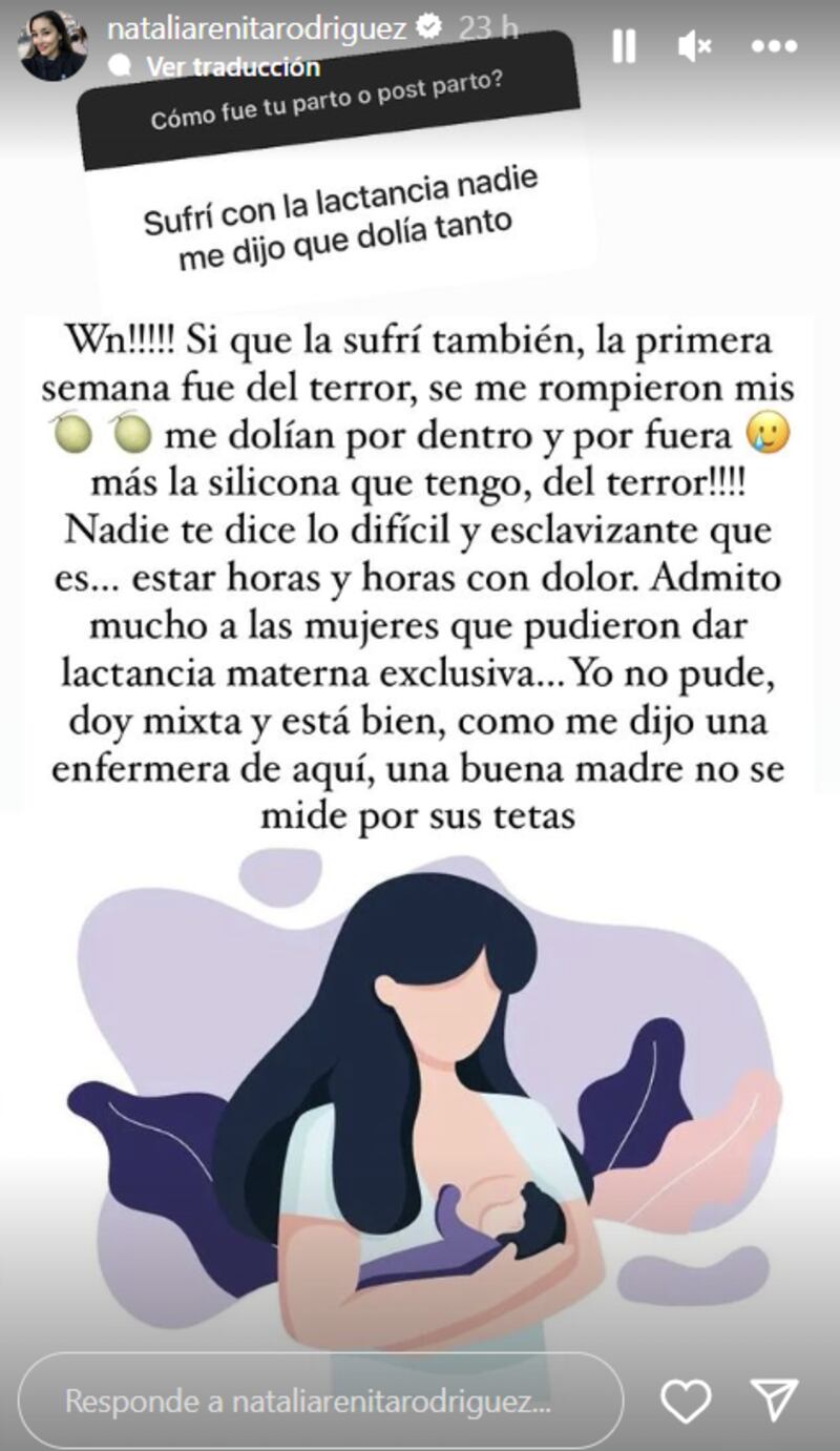 Historia de Natalia Rodríguez | Instagram