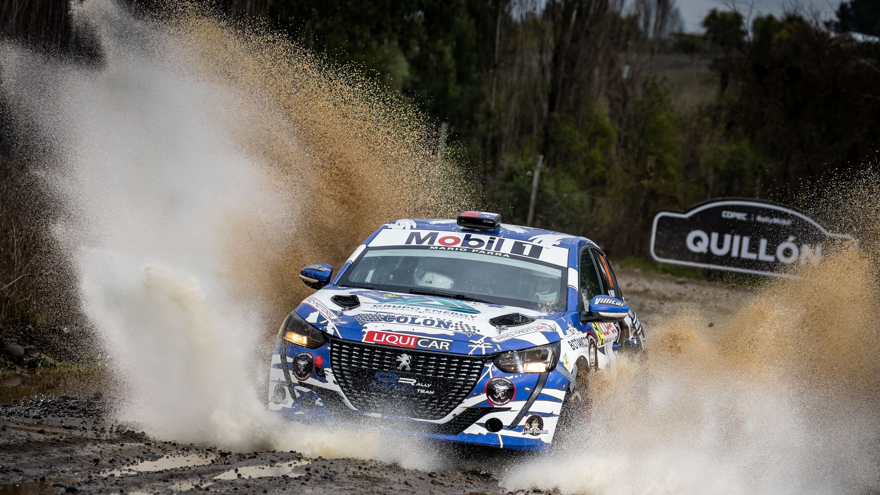 Mario Parra, Rally Quillón