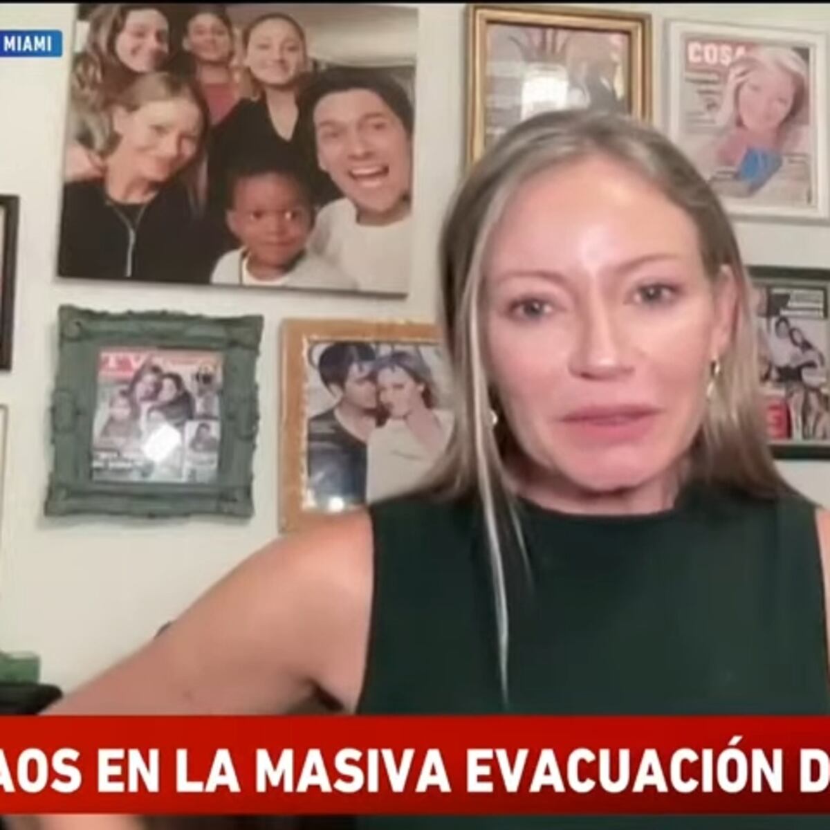 Marcela Vacarezza teme por huracán Milton en Florida Marcela Vacarezza teme por huracán Milton en Florida