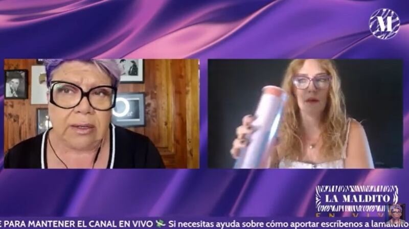La panelista del programa "Tal cual" se mostró muy triste y preocupada por la salud de Argandoña luego de sufrir su accidente.