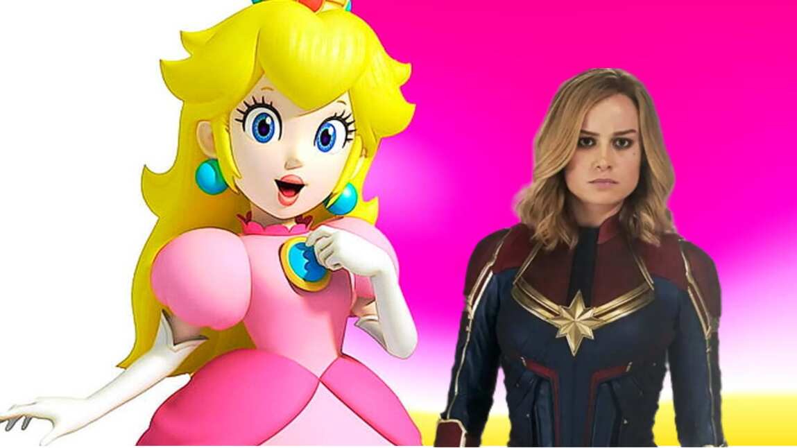 Brie Larson y Princesa Peach