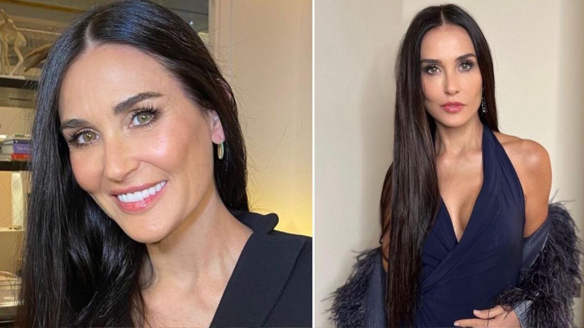 Demi Moore siempre se ha distinguido con su gran belleza natural