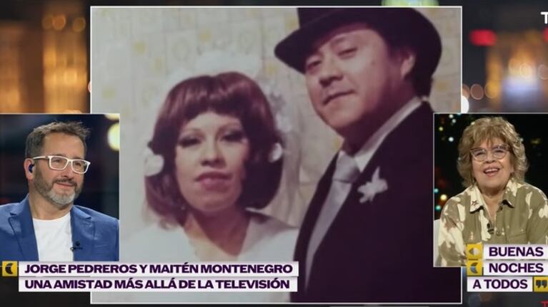 La figura televisiva recordó al fallecido Jorge Pedreros en el programa "Buenas noches a todos".