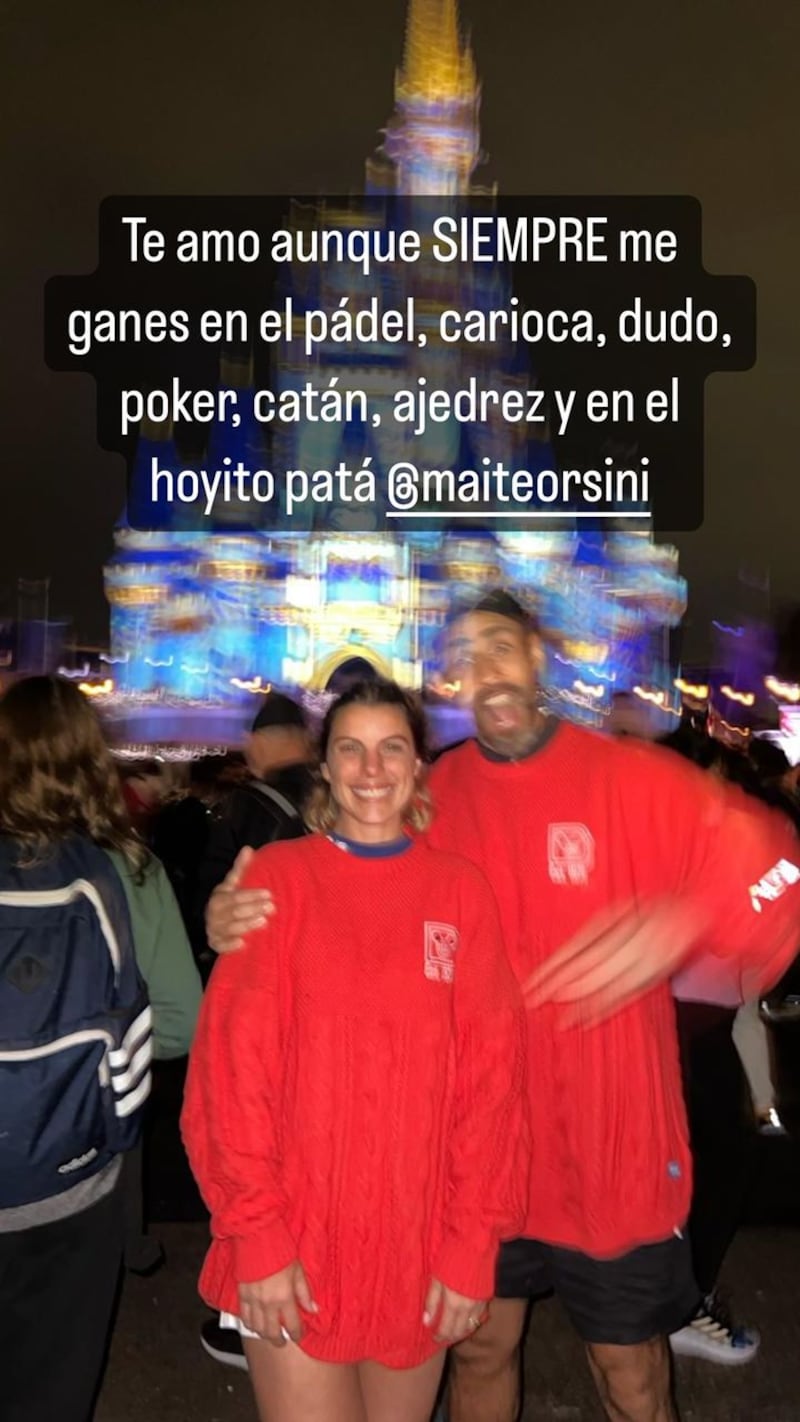 Jorge Valdivia y Maite Orsini