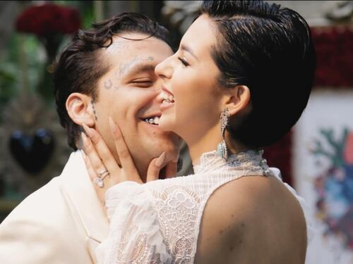 ¿Matrimonio de Ángela Aguilar y Christian Nodal fue real?