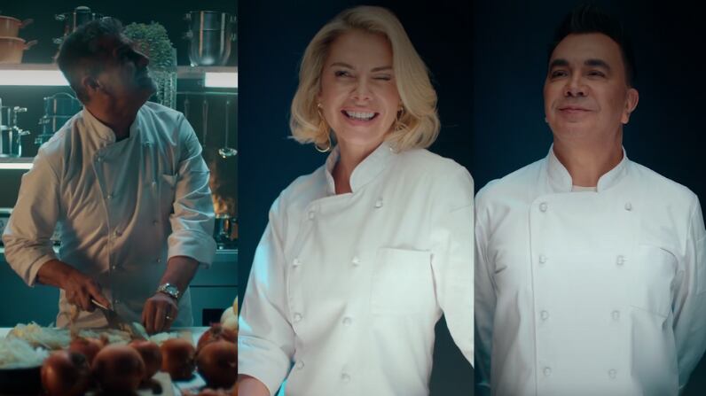 Fernando Solabarrieta, Carla Ochoa y Luis Sandoval | Fuente: Mega