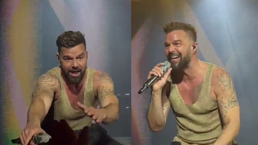 TikTok Ricky Martin show privado en Entel