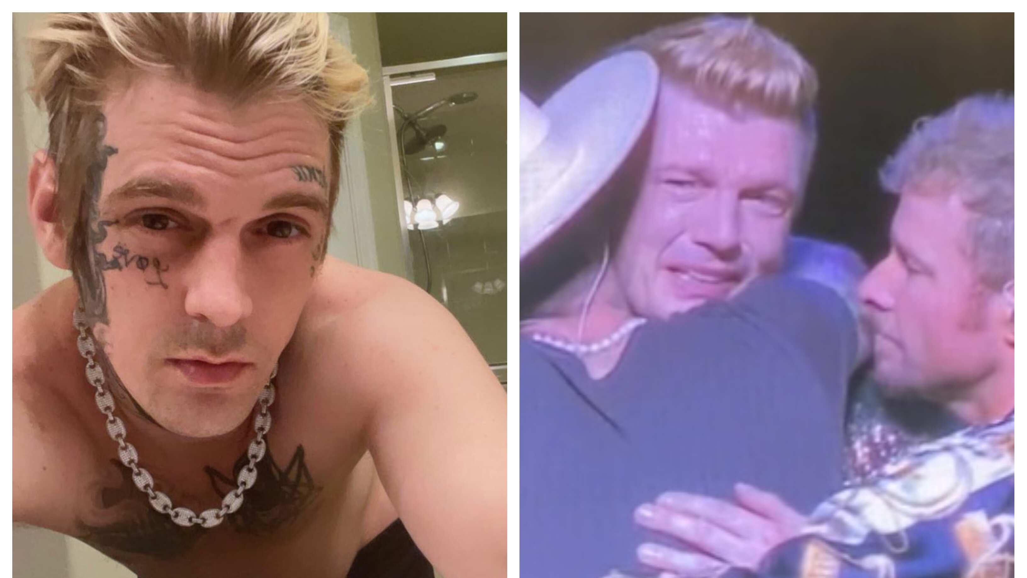 Los integrantes de la banda estadounidense le hicieron un homenaje al hermano de Nock Carter, Aaron, durante un recital que realizaron este fin de semana en Londres.