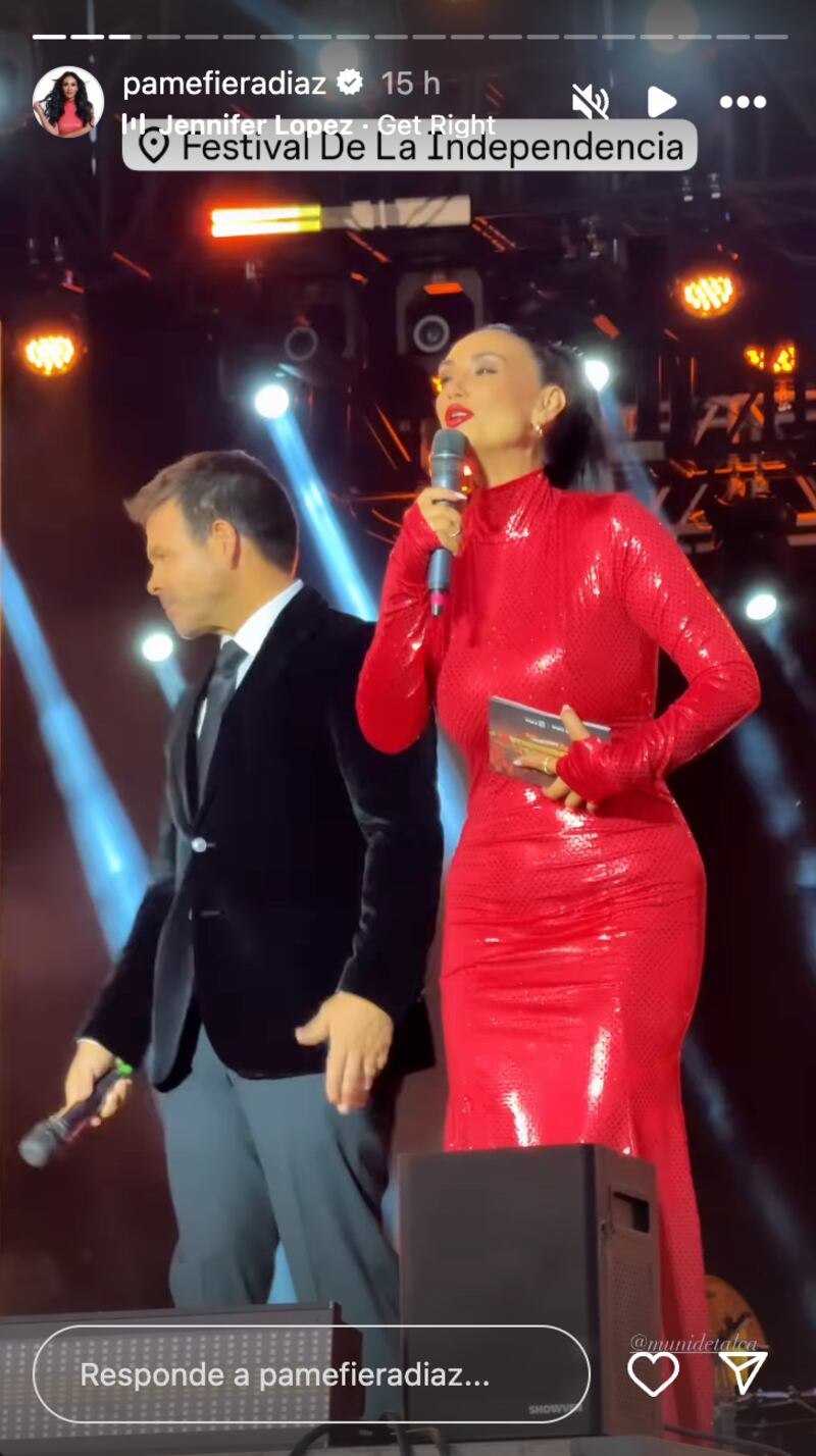 Historia de Pamela Díaz | Captura: Instagram @pamefieradiaz