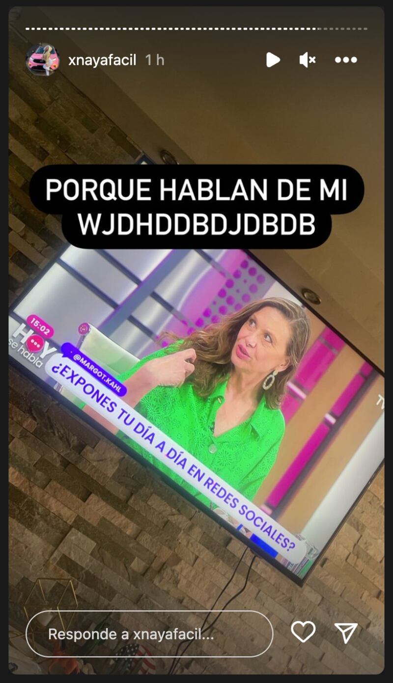 Naya Fácil Historias - Fuente: Instagram