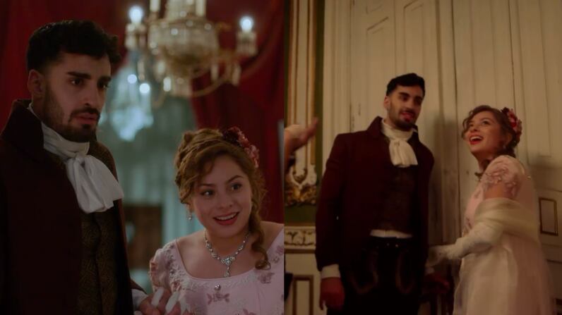 Jorge Aldoney y Skarleth Labra | Captura: Netflix