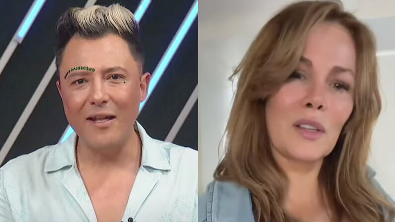 Sergio Rojas y Cathy Barriga | Captura: Que te lo digo de Zona Latina y TikTok @cathy_barriga