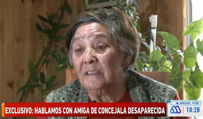 La vecina de Villa Alegre asegura que la desaparición de la concejal se debe a intervención de terceros.
