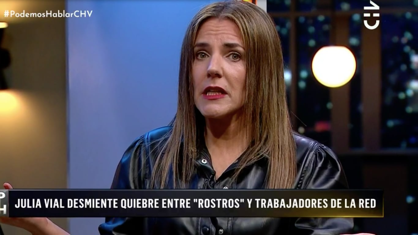 Julia Vial en “Podemos Hablar” | Captura: CHV