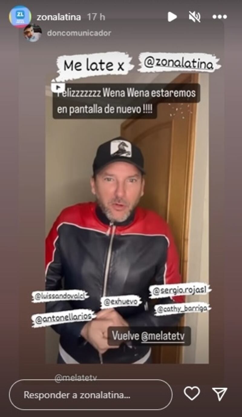 La señal donde es rostro Mario Velasco trajo de vuelta al estelar farandulero conducido por Daniel Fuenzalida.