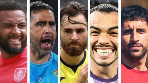 Vigouroux, Bravo, Brereton, Suazo y Maripán / Getty y clubes