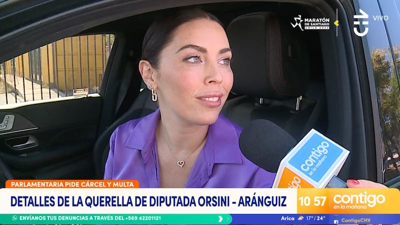 Daniela Aránguiz se refiere a querella de Maite Orsini: “Todo acto tiene consecuencias, soy una persona que se defiende”