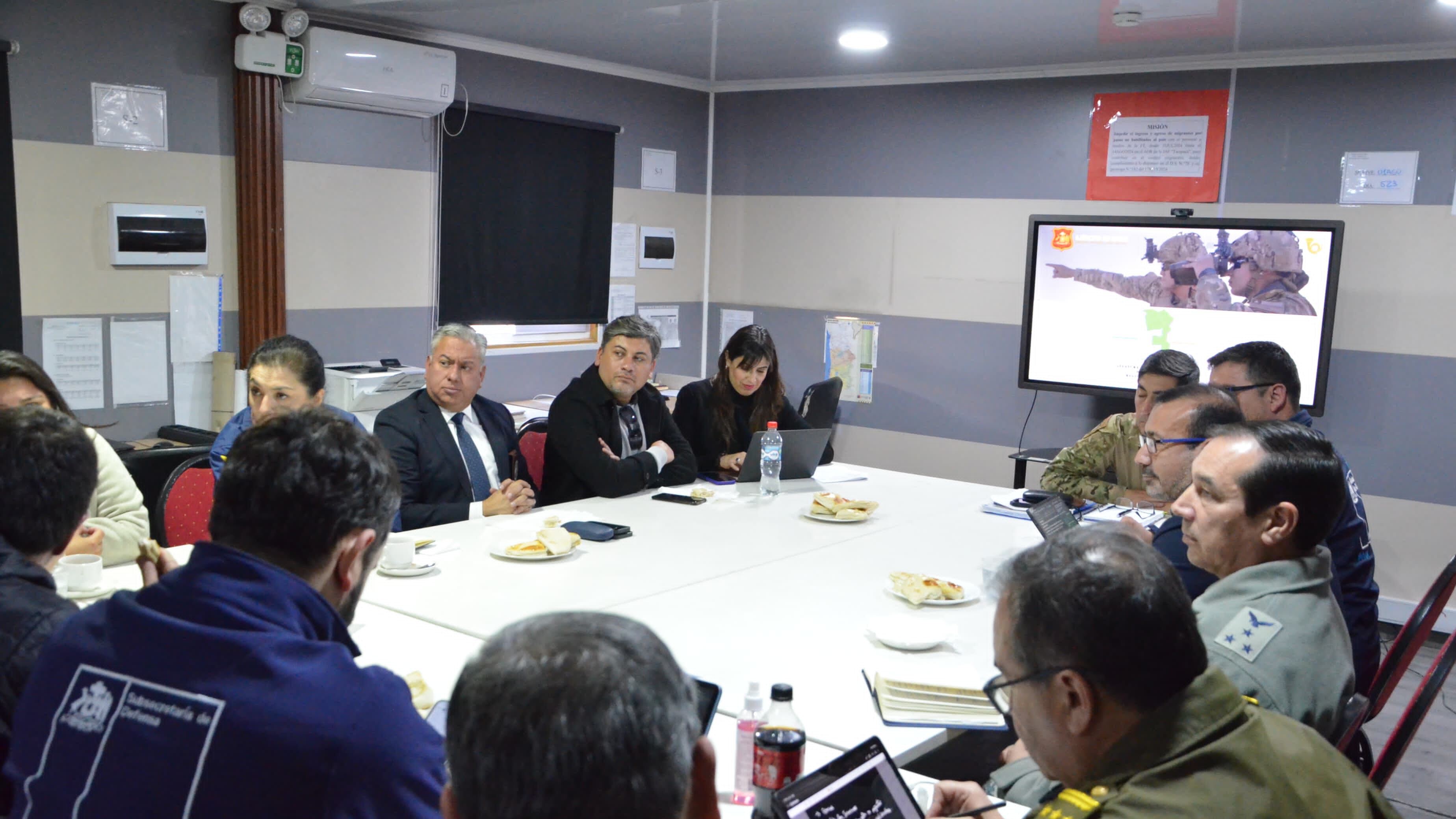 El Consejo de Seguridad Fronteriza sesionó en Colchane. / AGENCIAUNO