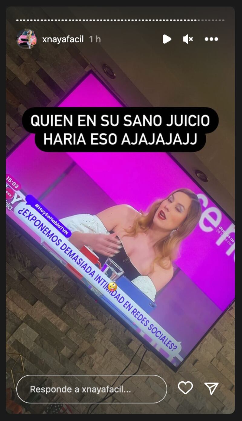 Naya Fácil Historias - Fuente: Instagram