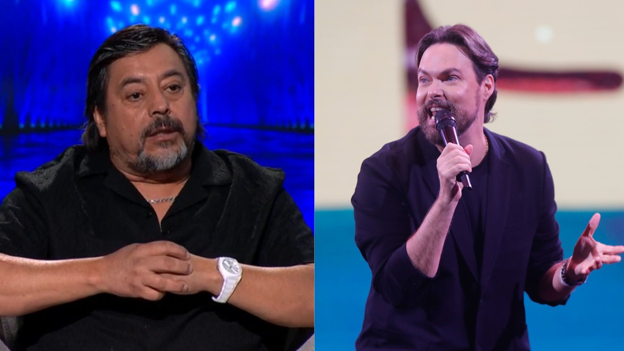 Bombo Fica (Primer Plano) y George Harris (Agencia Uno)