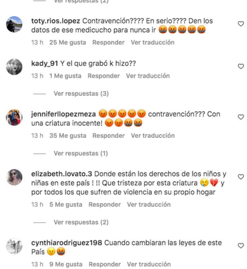 Capturas de pantalla de Instagram.