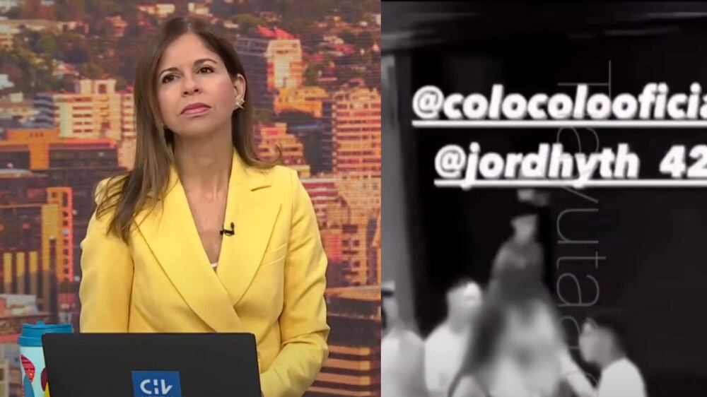 Karina Álvarez y Jordhy Thompson | Captura: Chilevisión