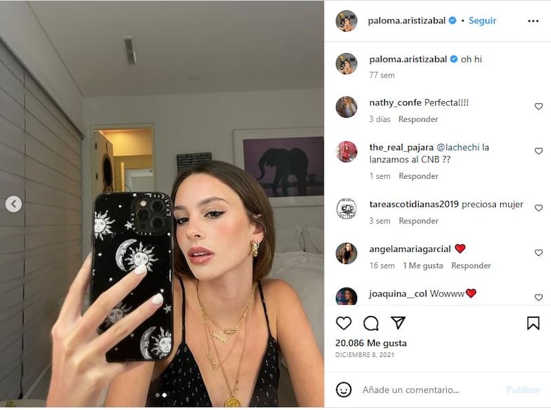 Paloma es la segunda hija de Juanes y Karen Martínez
