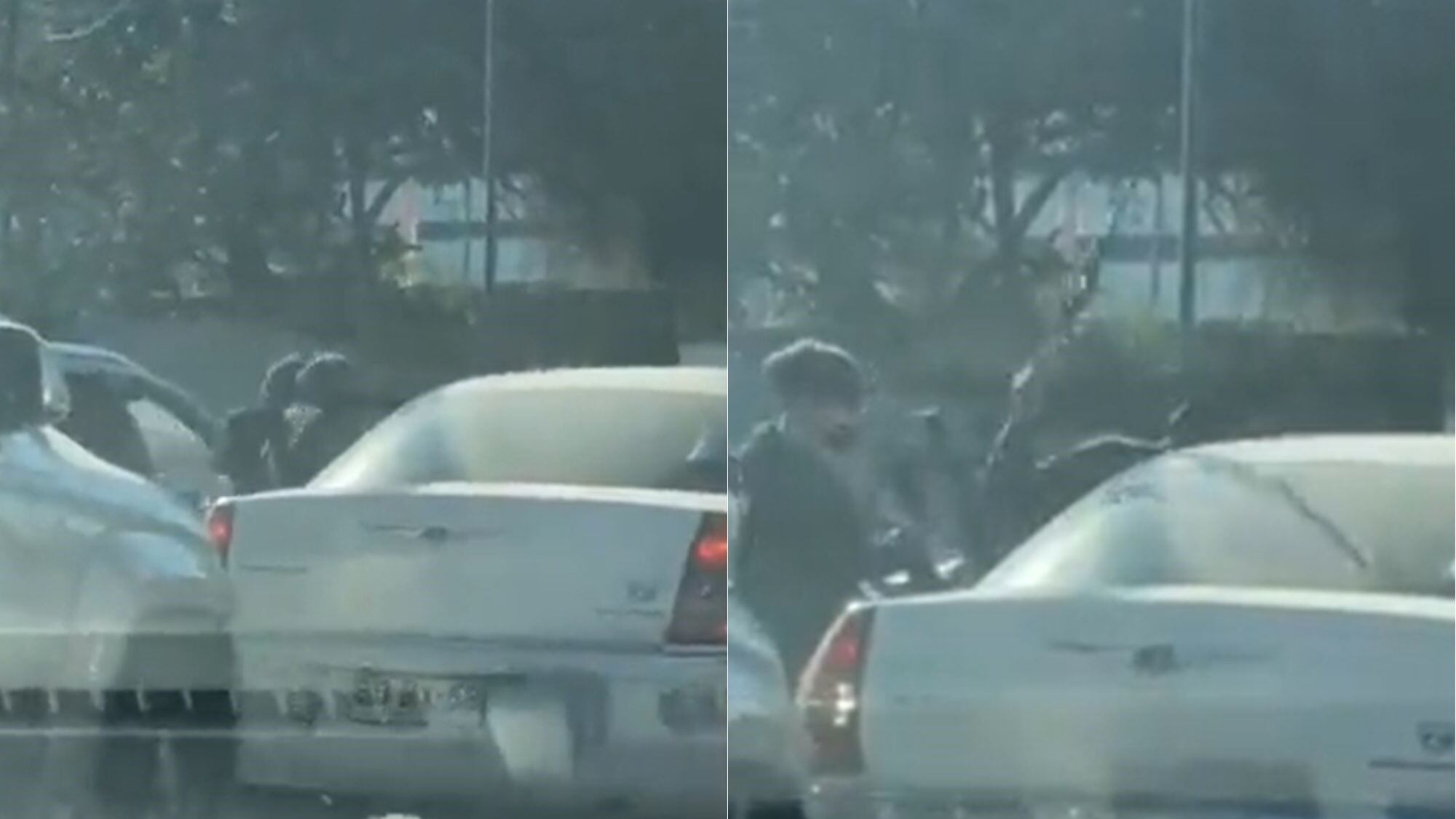 Encerrona a un adulto mayor en La Cisterna | Twitter