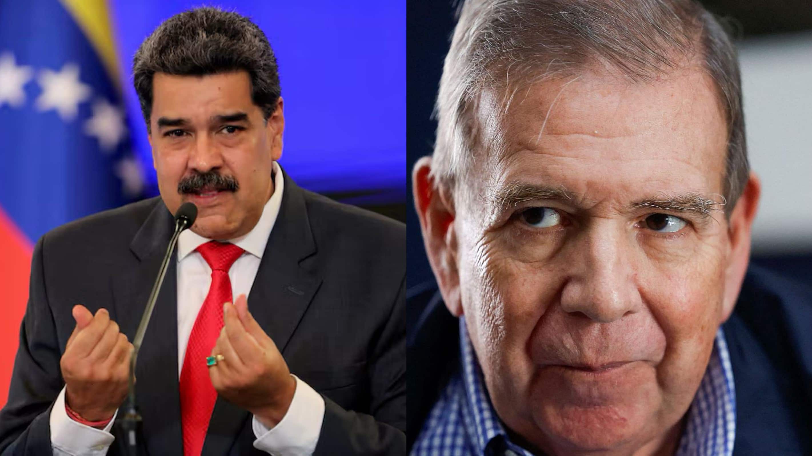 Nicolás Maduro y Edmundo González