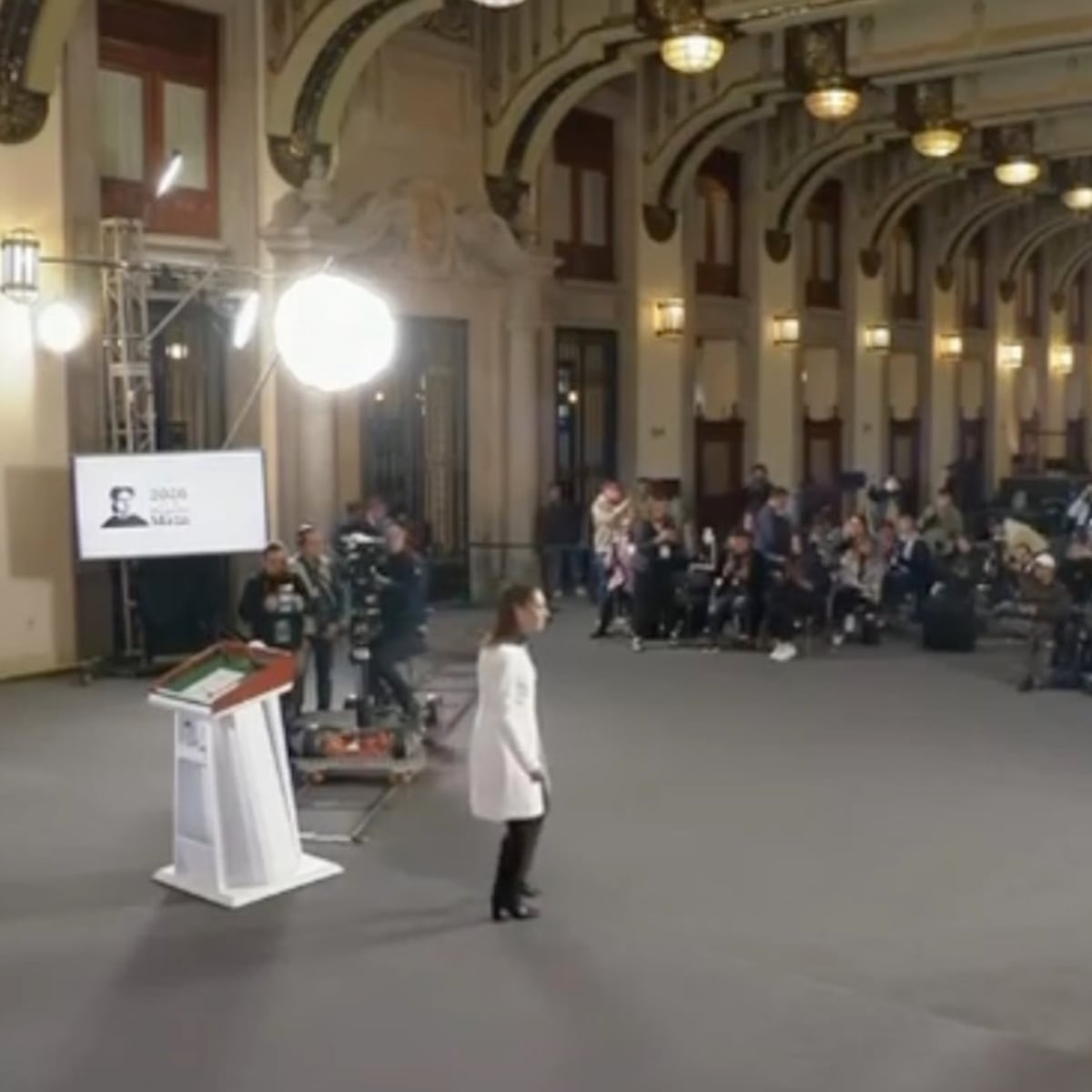 Sismo en México: Presidenta Sheinbaum evacua Palacio Nacional por magnitud 6,5 en Guerrero Sismo en México: Presidenta Sheinbaum evacua Palacio Nacional por magnitud 6,5 en Guerrero