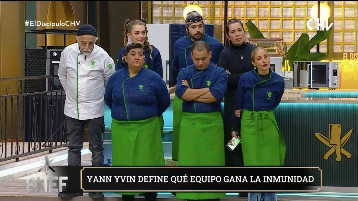 Equipo verde en “El Discípulo del Chef” | Captura: CHV