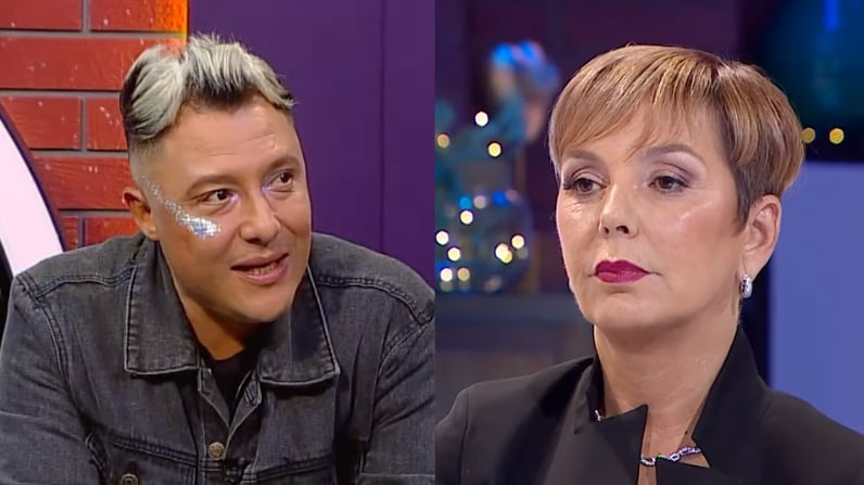 Sergio Rojas y Francisca García-Huidobro| Captura: La noche premia y Only Fama