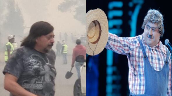 Ese día escuché tan afligido a don Daniel que estaba tan lejos y me imagine a mí en una situación parecida. Y no tiene nada más que decirle: amigo, usted se viene para acá y nos arreglamos de alguna manera, y descanse“. “Cuando uno hace una ayuda la hace de corazón y yo no esperaba que esto saliera a la luz, de verdad. Soy Super bajo perfil, un poco tímido, incluso“ aclaro el hombre detrás del Huaso Filomeno. “Ahí se fueron donde la amigo Filomeno, que les ofreció su casa“. “Daniel se vino y se quedó acá apechugando. Él ha estado acá a perreando con los incendios. Venía ayudando a la gente ya está poniéndole el hombro también con pala y picota”. “Hemos visto como el fuego llega a madera nativa y se apaga, es increíble, parece un cortafuegos”