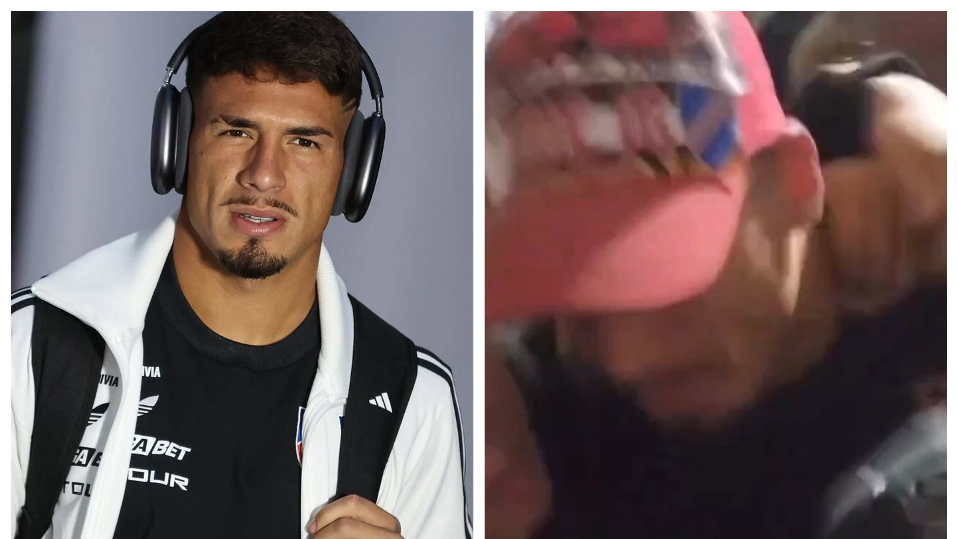 El defensor uruguayo fue duramente criticado por participar de cánticos en contra de Universidad de Chile durante el velorio de uno de los hinchas albos muertos en el partido ante Fortaleza.