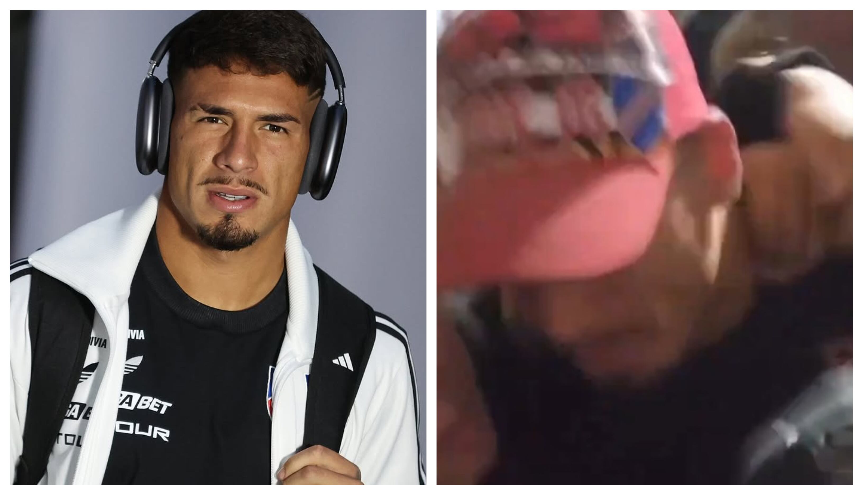 El defensor uruguayo fue duramente criticado por participar de cánticos en contra de Universidad de Chile durante el velorio de uno de los hinchas albos muertos en el partido ante Fortaleza.