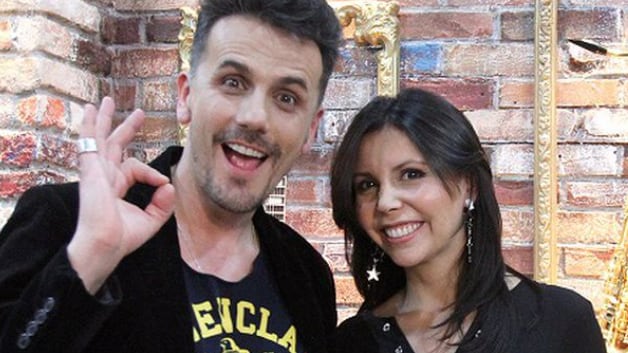 Pamela Lagos con Sergio Lagos