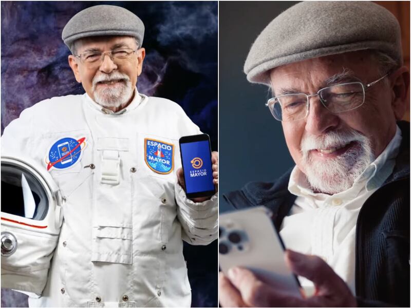 Espacio mayor app: profe Maza protagoniza campaña que busca acercar la tecnología a los adultos mayores